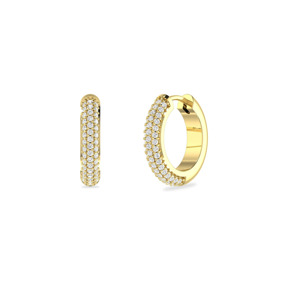 QUARTZ HOOP EYRNALOKKAR