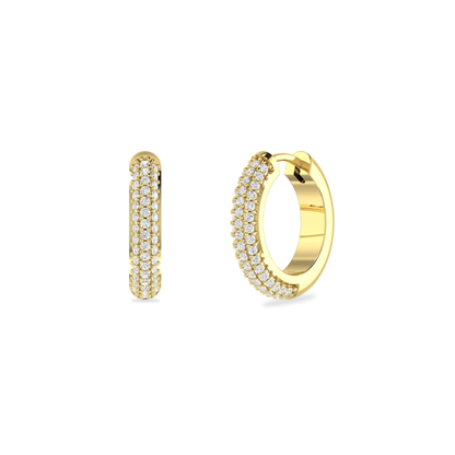 QUARTZ HOOP EYRNALOKKAR