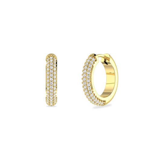 QUARTZ HOOP EYRNALOKKAR
