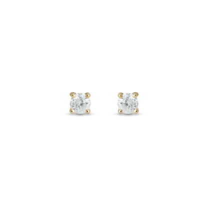 FINE DIAMOND STUD EYRNALOKKUR