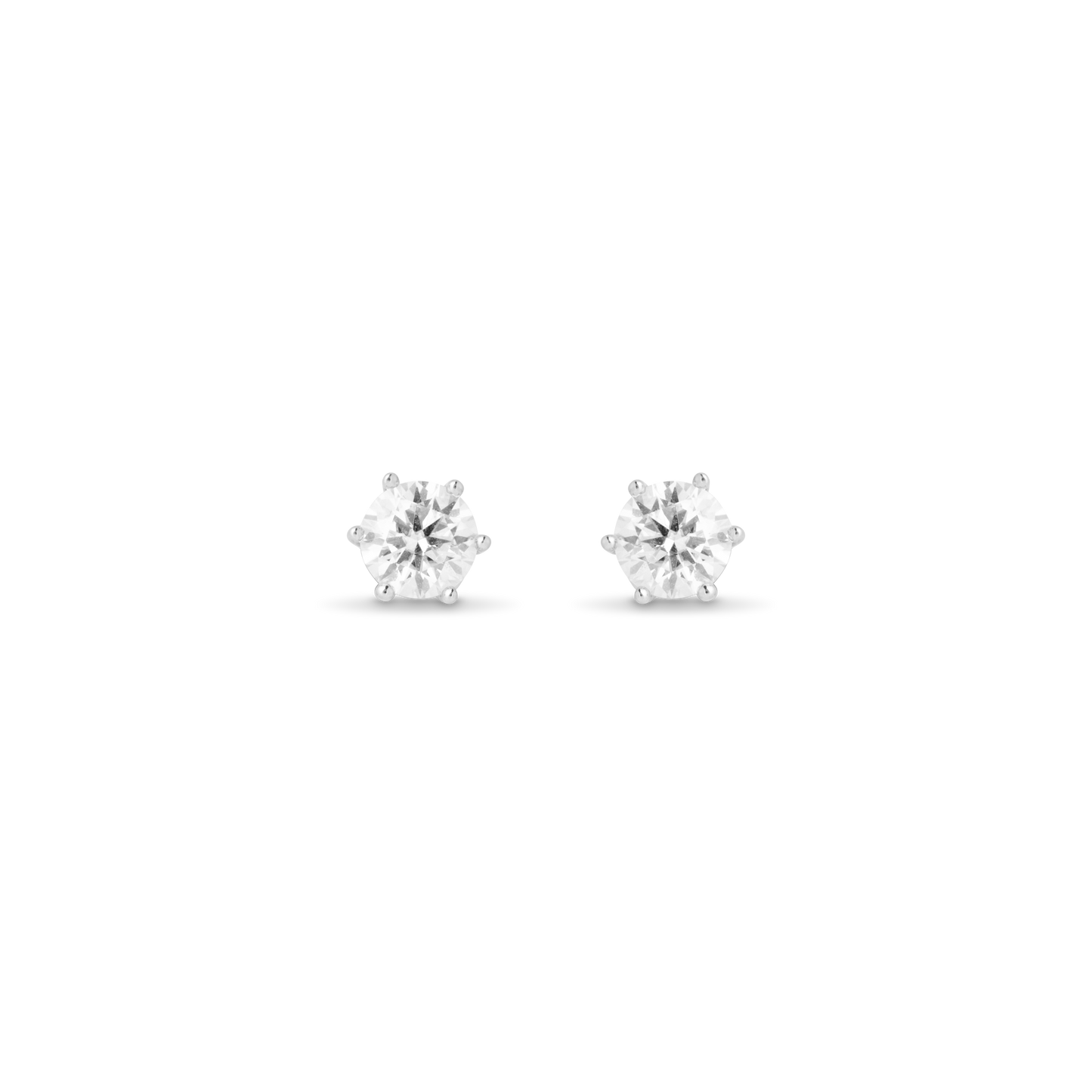 MOISSANITE STUDS EYRNALOKKAR